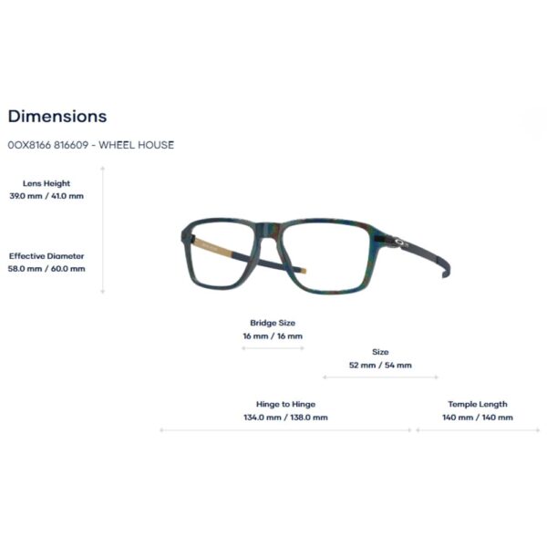 Gọng Kính Oakley Wheel house 0OX8166 - Tem Chính Hãng Luxottica