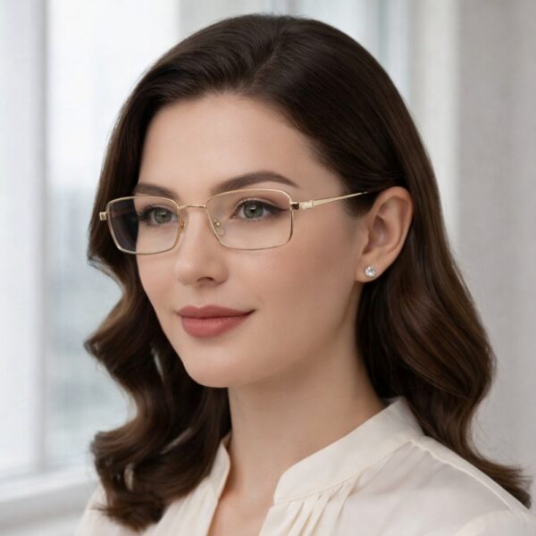 Zenta DP25-A-ZT8155 Gọng Kính Chữ Nhật Titanium – Chính Hãng