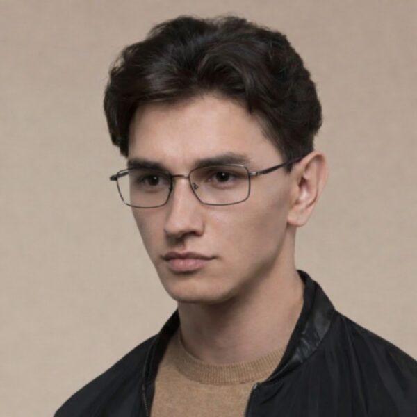 Zenta DP25-A-ZT8156 Gọng Kính Chữ Nhật Titanium – Chính Hãn