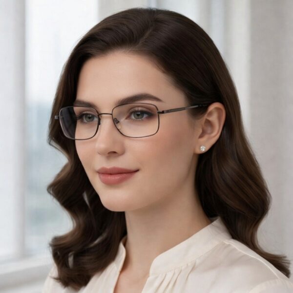 Zenta DP25-A-ZT8156 Gọng Kính Chữ Nhật Titanium – Chính Hãn