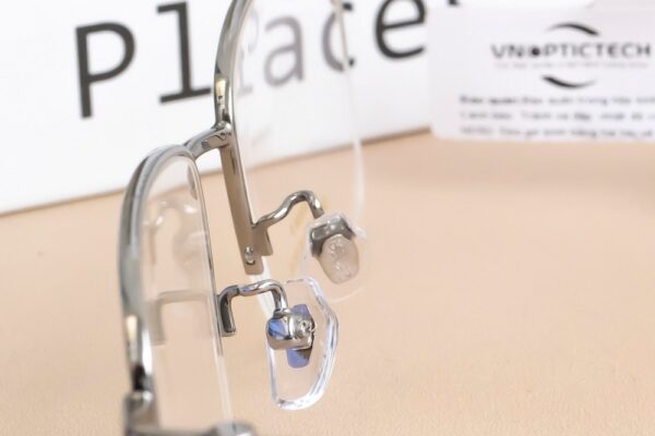 Zenta DP25-A-ZT8160 Gọng Kính Chữ Nhật Nửa Khung Titanium – Chính Hãng