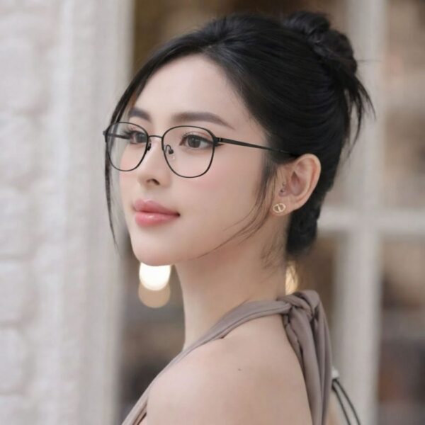 Zenta DP25-A-ZT8180 Gọng Kính Mắt Mèo Nửa Khung - Chính Hãng