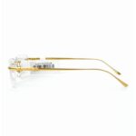 DOX D13166 – Kính Không Gọng Chữ Nhật Mạ Vàng 18K Chính Hãng