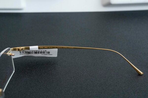 DOX D13166 – Kính Không Gọng Chữ Nhật Mạ Vàng 18K Chính Hãng