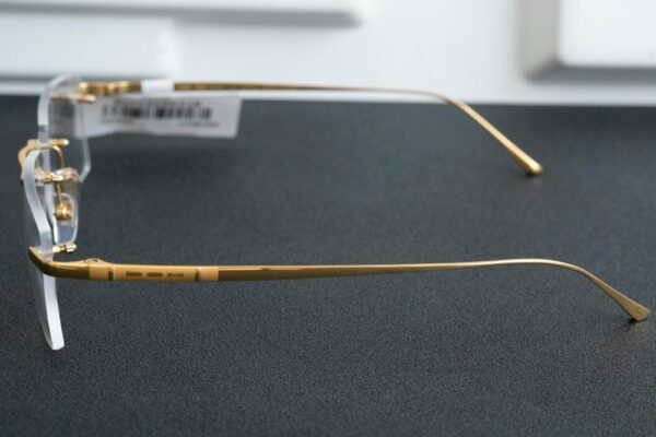 DOX D13166 – Kính Không Gọng Chữ Nhật Mạ Vàng 18K Chính Hãng