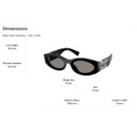 Kính mát nữ Miu Miu 0MU 11WS - Tem Chính Hãng Luxottica - Ảnh 2