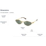 Kính Mát Đa Giác Miu Miu 0MU 56ZS - Tem Chính Hãng Luxottica