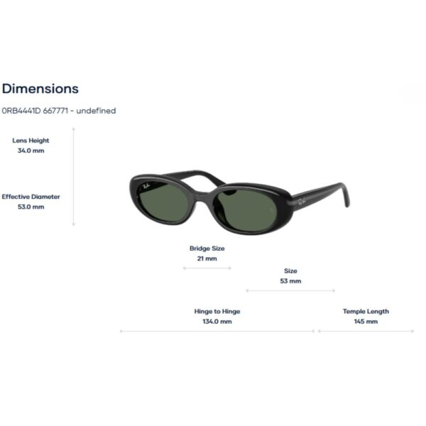 Kính Mát RayBan 0RB4441D - Tem Chính Hãng Luxottica