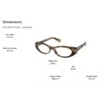 Gọng Kính Mắt Mèo Miu Miu 0MU 03ZVF – Tem Chính Hãng Luxottica