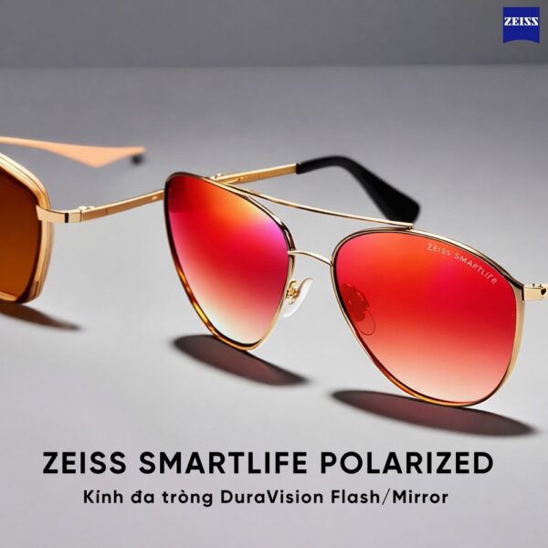 Zeiss SmartLife Pure/Plus/Superb/Individual Polarized – Tròng Kính Đa Tròng Phân Cực Lớp Phủ DuraVision Flash/Mirror