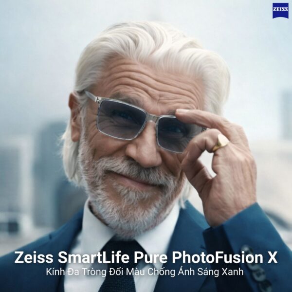 Zeiss SmartLife Pure PhotoFusion X - Kính Đa Tròng Đổi Màu Chống Ánh Sáng Xanh - Ảnh 2