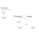 Gọng Kính Không Viền Oakley Gauge 3.1 0OX5126 - Tem Chính Hãng Luxottica