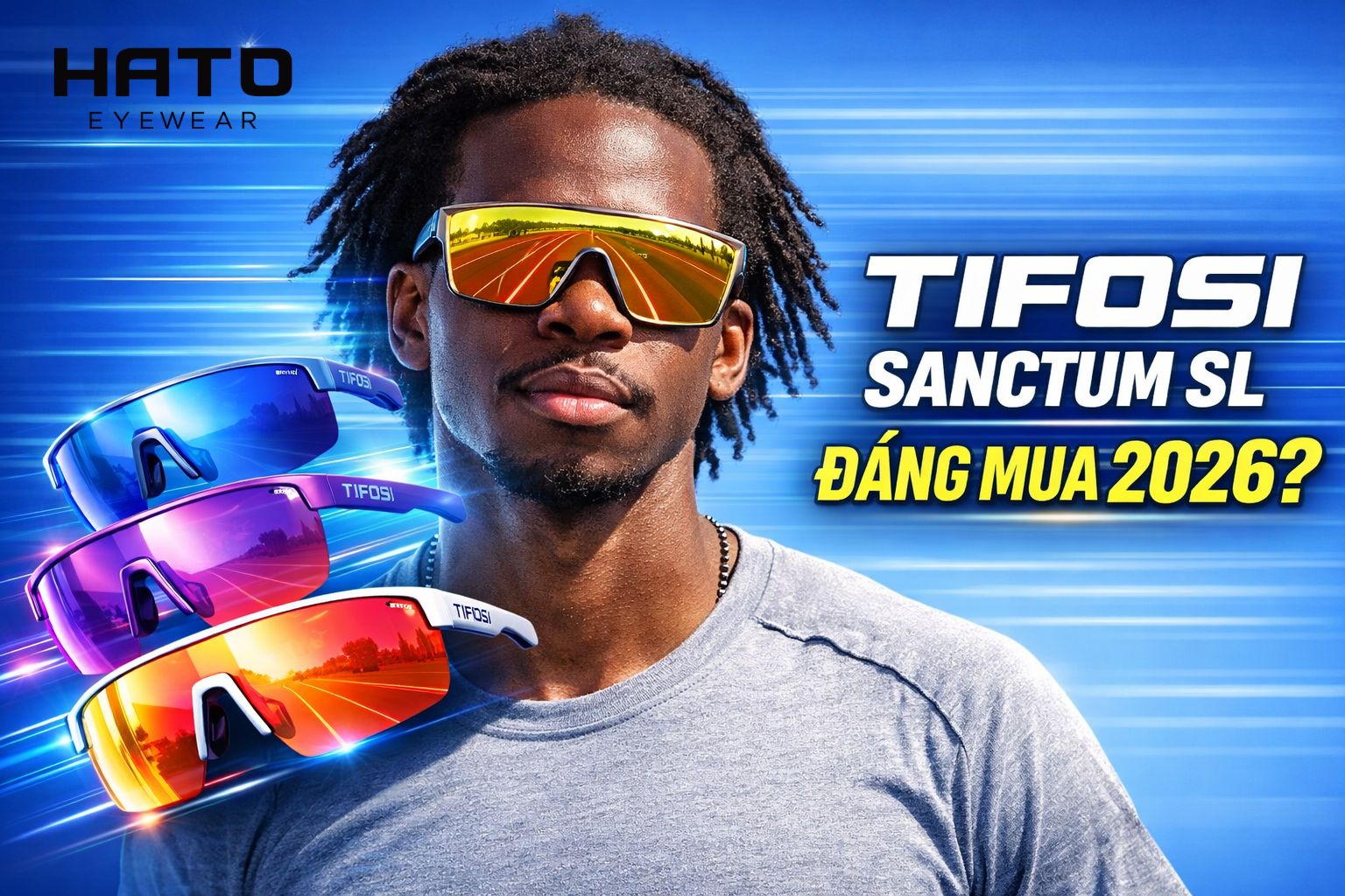 Review Tifosi Sanctum SL Kính Thể Thao Nửa Khung Đáng Mua 2026