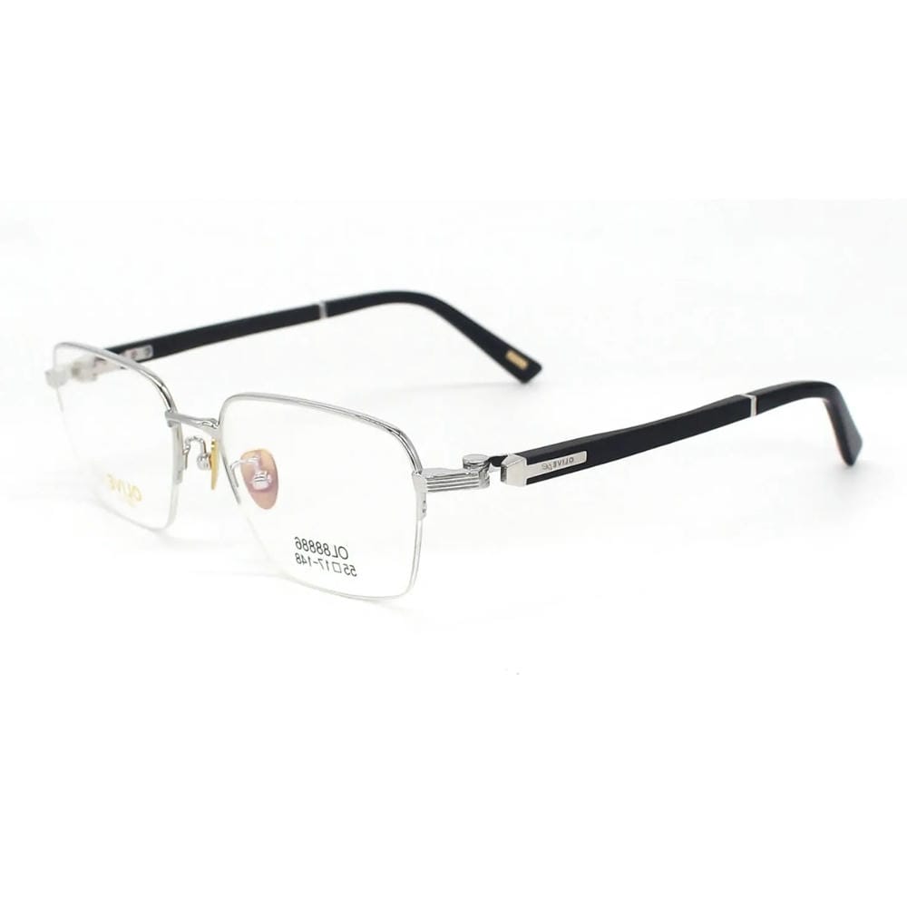 Gọng Kính Nửa Khung Mạ Vàng 18K Olive 88886 - Chính Hãng