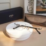 OLive 88887 Gọng Kính Mạ Vàng 18K Gỗ Đàn Hương - Chính Hãng