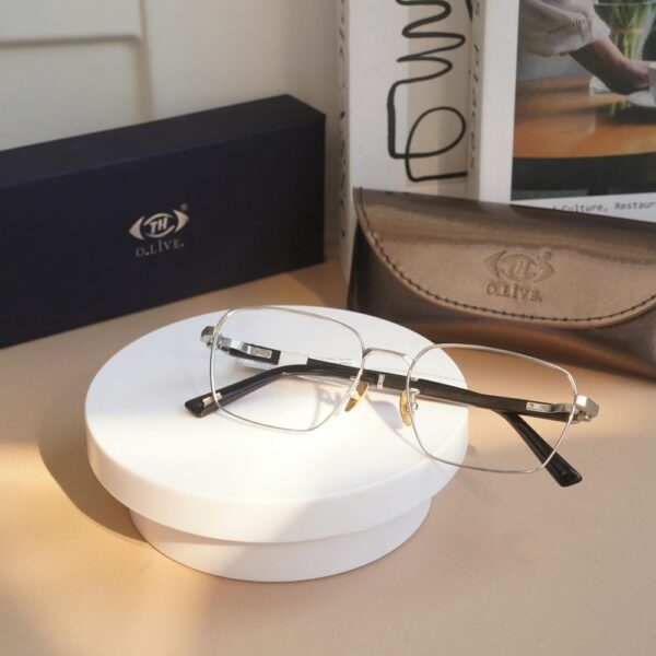 OLive 88887 Gọng Kính Mạ Vàng 18K Gỗ Đàn Hương - Chính Hãng