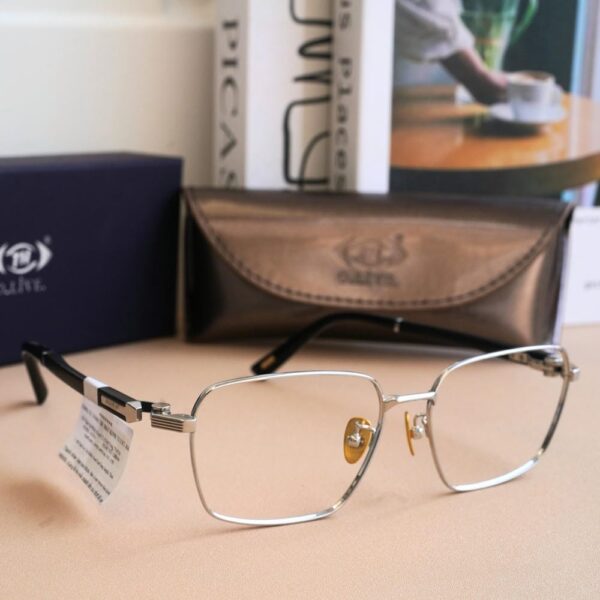 OLive 88887 Gọng Kính Mạ Vàng 18K Gỗ Đàn Hương - Chính Hãng