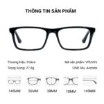 Police Origins Lite 21 VPLN16 Gọng Kính - Tem Chính Hãng 101