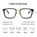 Police Prince 4 VPLF09 Gọng Kính - Tem Chính Hãng 101