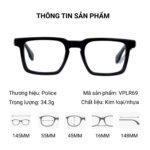 Gọng Kính Police VPLR69 - Tem Chính Hãng 101