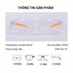 Kính bảo hộ Double Shield 92053 Chính Hãng, Lắp Được Tròng Có Độ