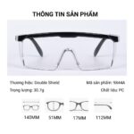 Kính Bảo Hộ Double Shield 9844A Chính Hãng, Lắp Được Tròng Có Độ