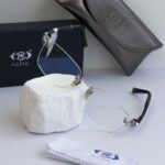 OLive 88888 Kính Không Gọng Mạ Vàng 18K Gỗ Đàn Hương - Chính Hãng