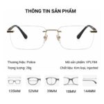 Police Origins Nineties 8 VPLF83 Kính Không Gọng – Tem Chính Hãng 101