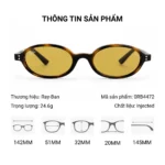 Kính Mát Oval Ray-Ban 0RB4472 – Tem Chính Hãng Luxottica