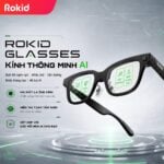 Rokid Glasses RV101 Kính Thông Minh Ar + Ai, Màn Hình Hiển Thị Trên Kính, Dịch Thuật, Quay Video - Chính Hãng, New Seal