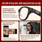 Rokid Glasses RV101 Kính Thông Minh Ar + Ai, Màn Hình Hiển Thị Trên Kính, Dịch Thuật, Quay Video - Chính Hãng, New Seal - Ảnh 8