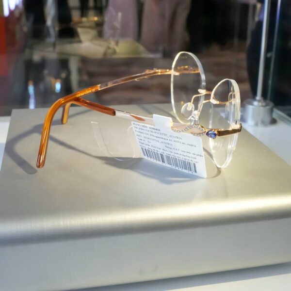 Silhouette Atelier Next G024 GC E5E2 Kính Không Gọng Vàng Đúc 18K Đính Kim Cương – Chính Hãng 101
