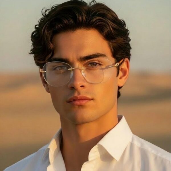 Silhouette Atelier Next G024 GC E5E2 Kính Không Gọng Vàng Đúc 18K Đính Kim Cương – Chính Hãng 101