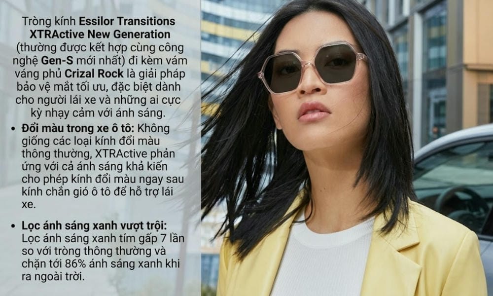 Tròng Đổi Màu XTRActive hay Tròng Kính Râm, tròng nào tốt hơn?