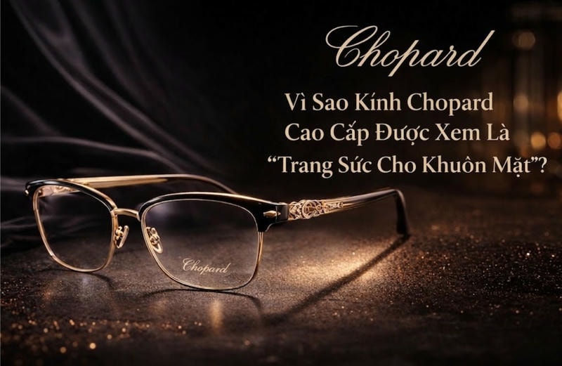 Vì Sao Kính Chopard Cao Cấp Được Xem Là “Trang Sức Cho Khuôn Mặt”?