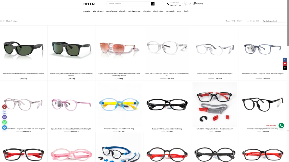 Danh mục kính Oakley trẻ em chính hãng 