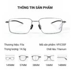 Gọng Kính Thể Thao Fila VFID30F - Tem Chính Hãng 101