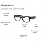 RayBan Mega Wayfarer II 0RX0832VF Gọng Kính | Chính Hãng
