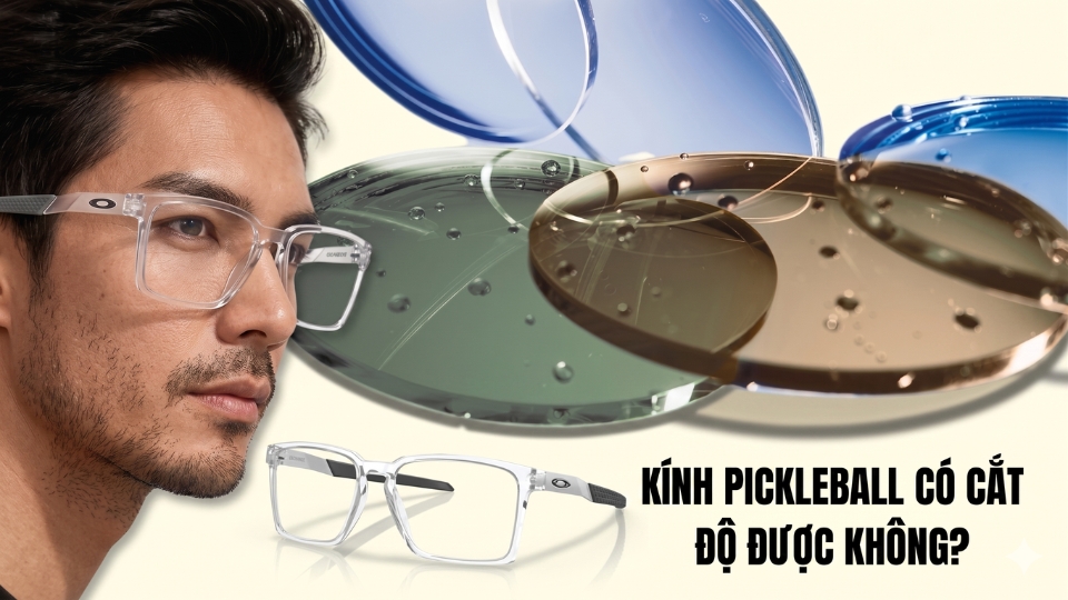 Kính pickleball có cắt độ cho người bị cận