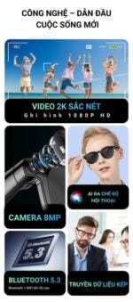 Aison CACY01 Kính Thông Minh AI - Bộ Tròng Thay Thế