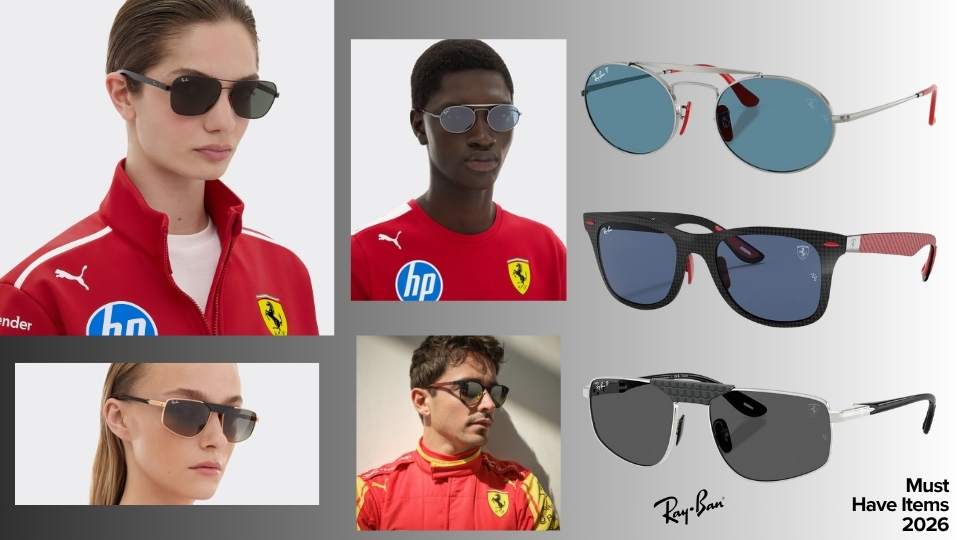 Ray-Ban Scuderia Ferrari phong cách thể thao mạnh mẽ