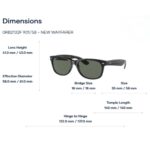 RayBan New wayfarer 0RB2132F Kính Mát - Tem Chính Hãng Luxottica