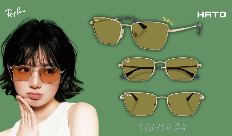 RayBan 0RB3783 Pale Gold Green chính hãng