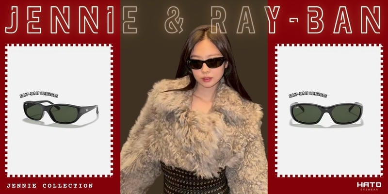 ray-ban jennie rb2016 hato eyewear,  jennie đeo kính rayban gì