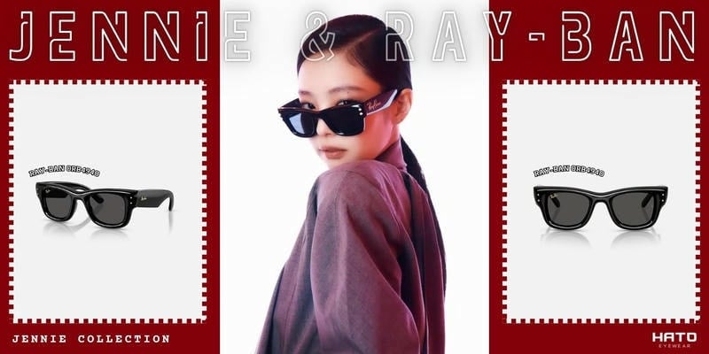 ray-ban jennie rb4940 hato eyewear,  jennie đeo kính rayban gì