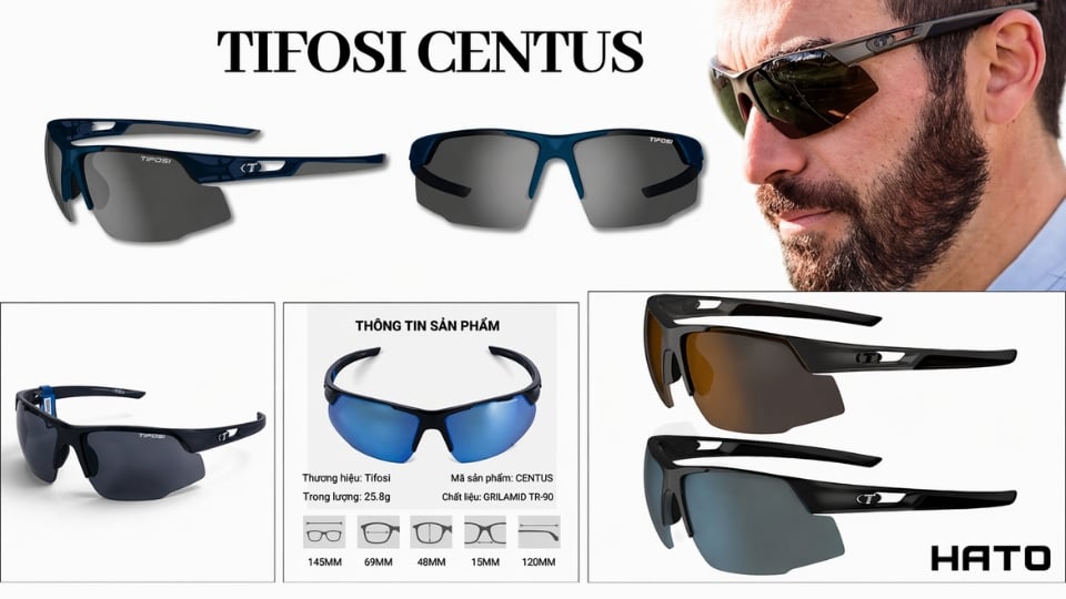 Tifosi Centus kính pickleball cho người mới chơi