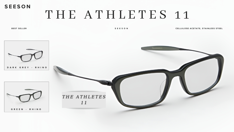 Kính THE ATHLETES 11 SEESON bán chạy với phối màu cá tính và phong cách hiện đại - top kính SEESON bán chạy nhất