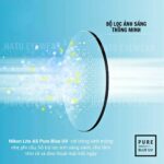 Tròng Kính Chống Ánh Sáng Xanh Nikon Lite AS Pure Blue UV