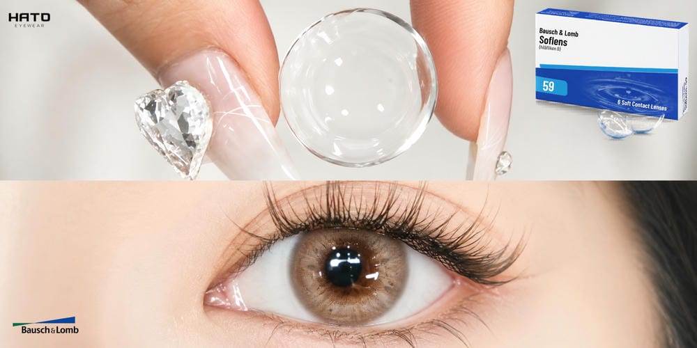 Bausch & Lomb Soflens 59 Monthly – Kính Áp Tròng Chính Hãng Cho Đôi Mắt Tự Nhiên