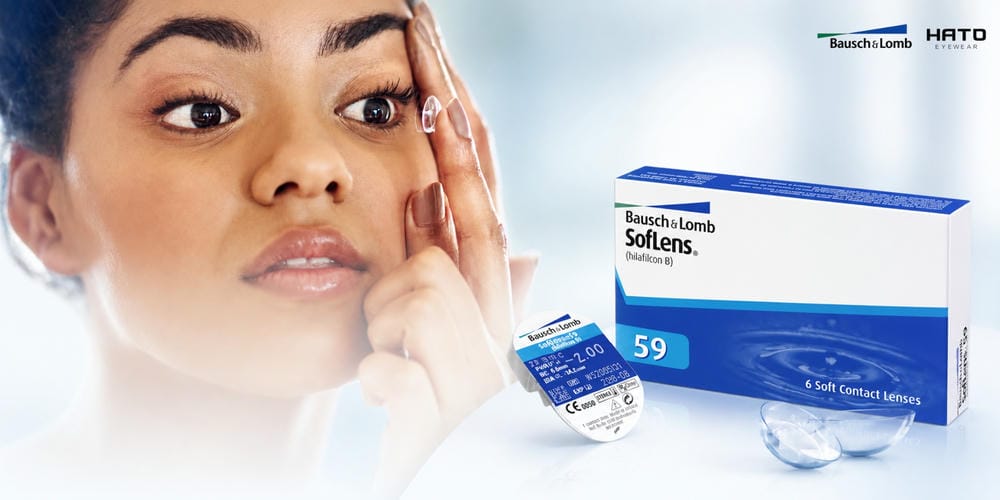 Bausch & Lomb Soflens 59 Monthly – Kính Áp Tròng Chính Hãng Cho Đôi Mắt Tự Nhiên